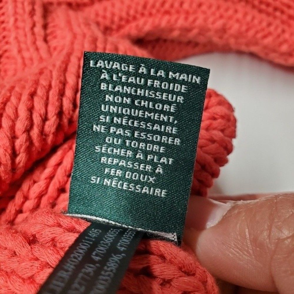 Lauren Ralph Lauren Coral Turtleneck Sweater - Picture 5 of 6